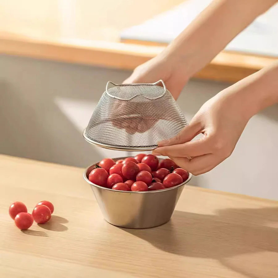 2-in-1 Stainless Steel Strainer Set - Image 3