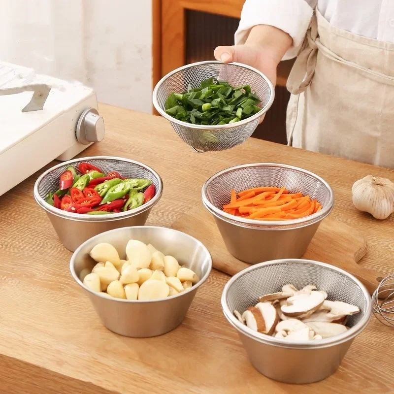 2-in-1 Stainless Steel Strainer Set - Image 7