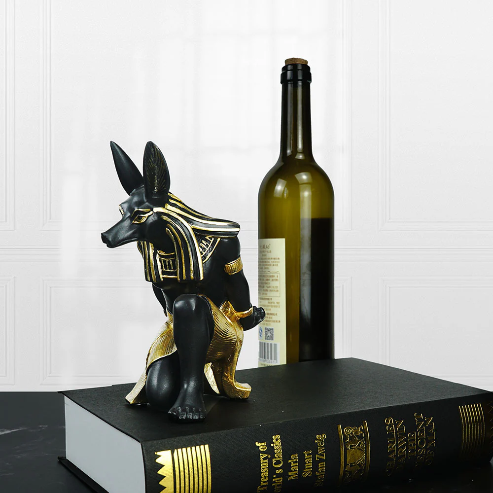 Ancient Anubis Wine Holder - Image 4
