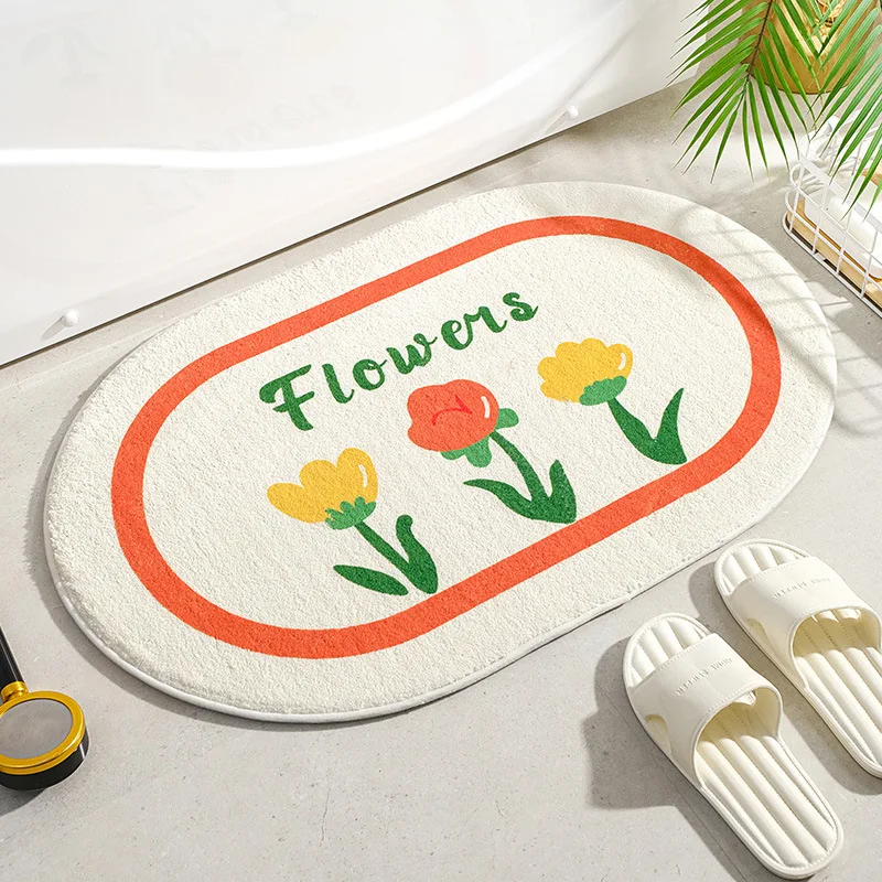 Bloomdale Oval Bath Mat - Image 3