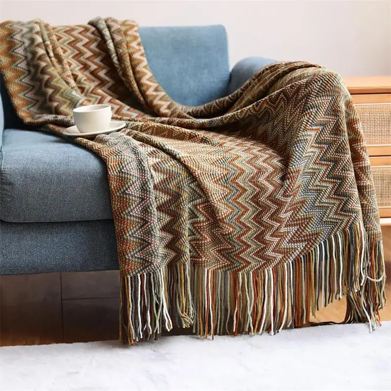 Boho Pattern Throw Blanket - Image 6