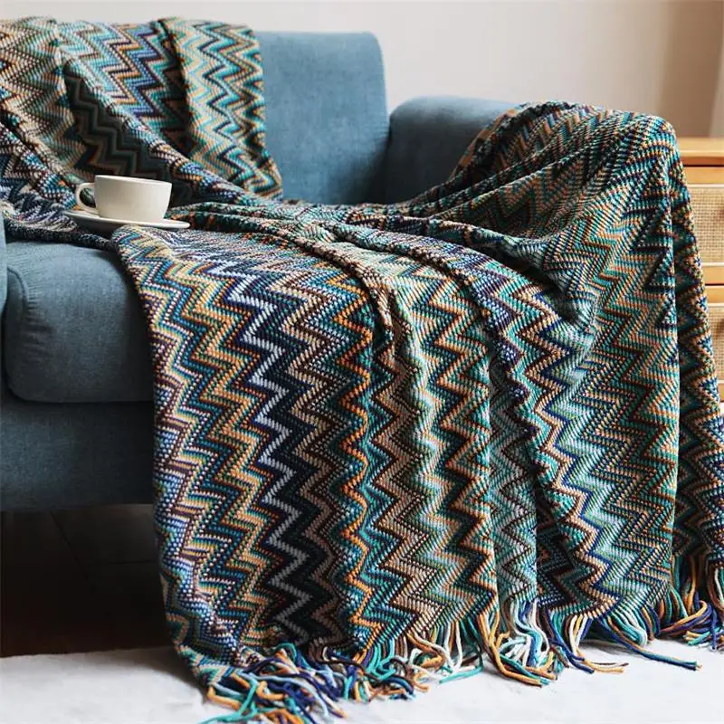 Boho Pattern Throw Blanket - Image 7