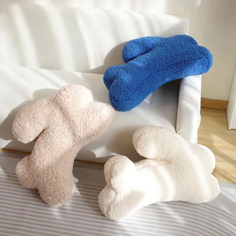 Bouclé Plush Rabbit Pillow - Image 4