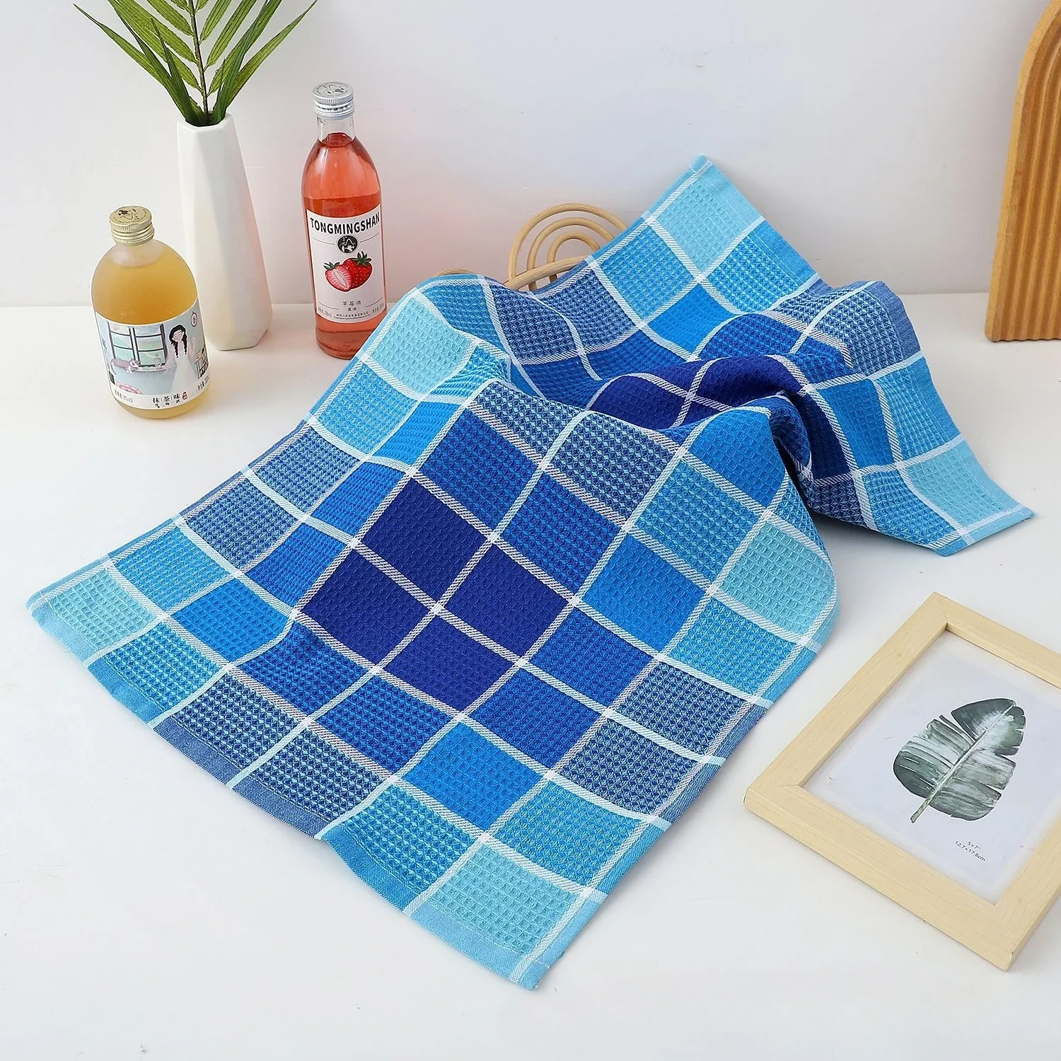 Brighton Waffle Grid Towels - Image 6