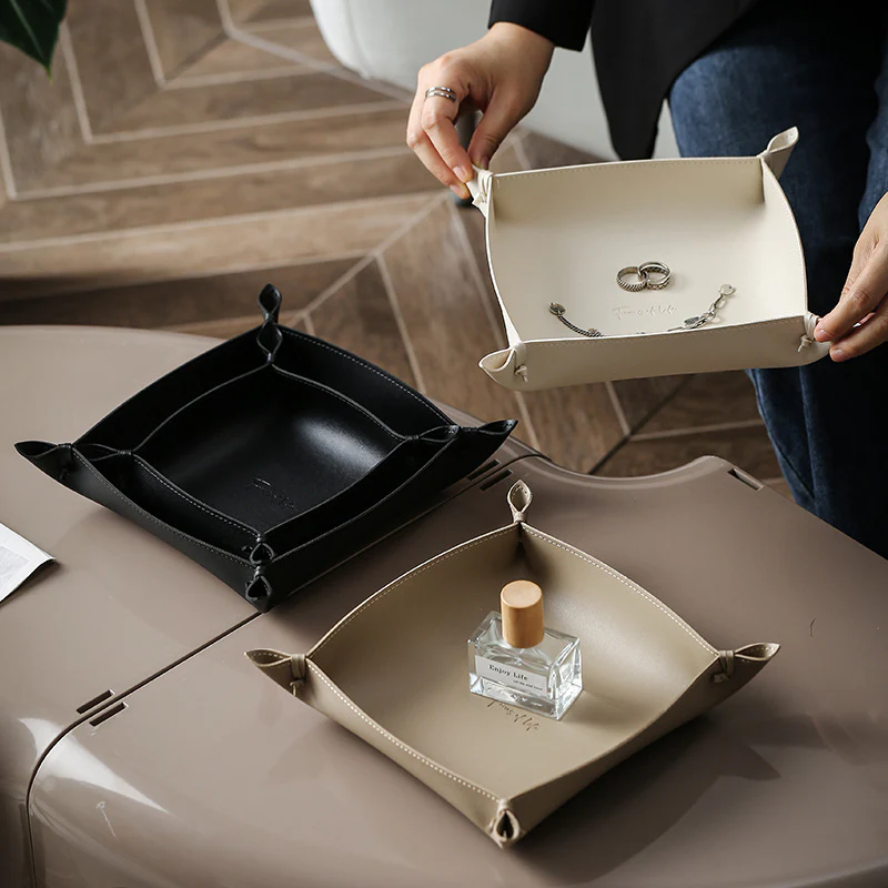 Camden Leather Decorative Tray - Image 4
