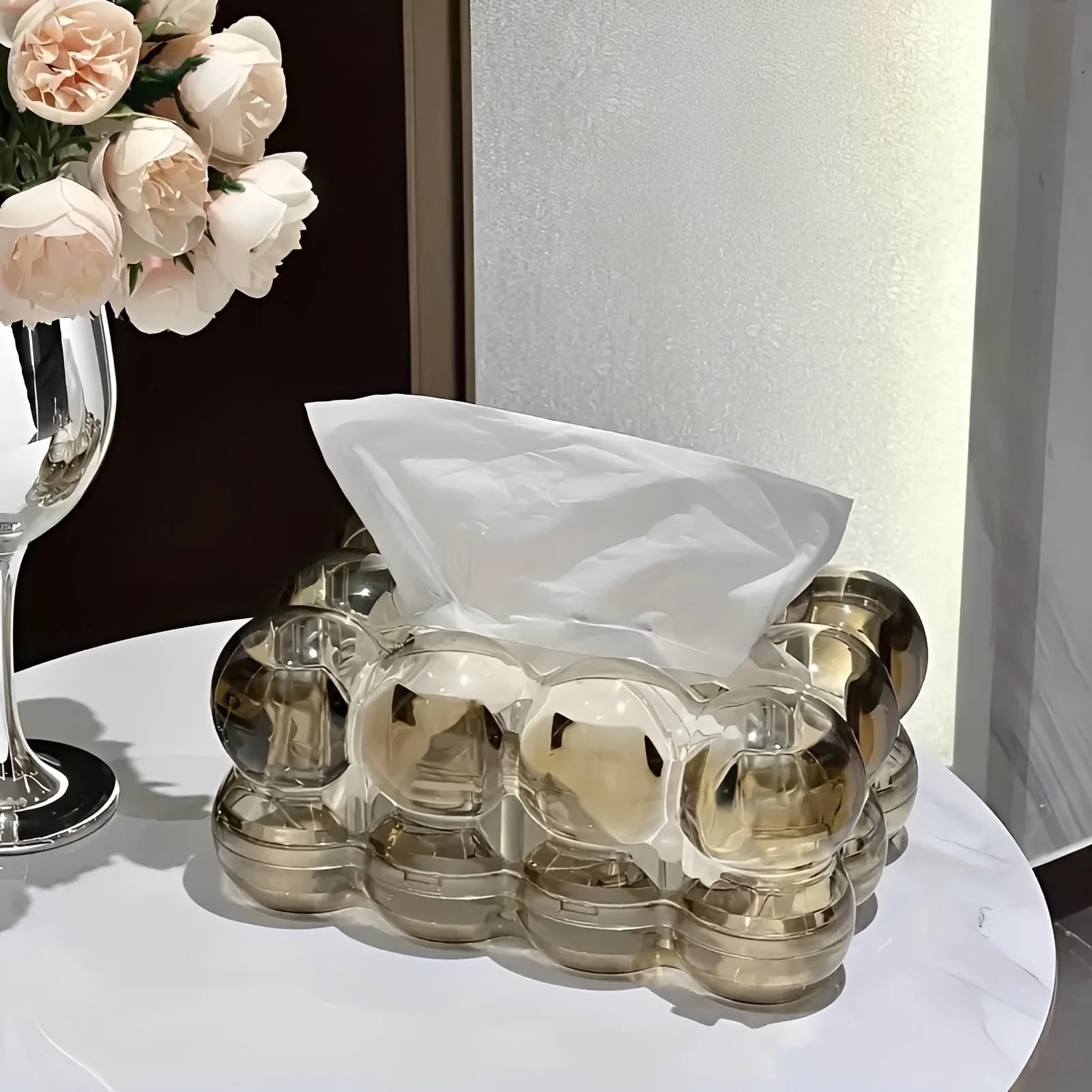 Celeste Acrylic Tissue Box - Image 3