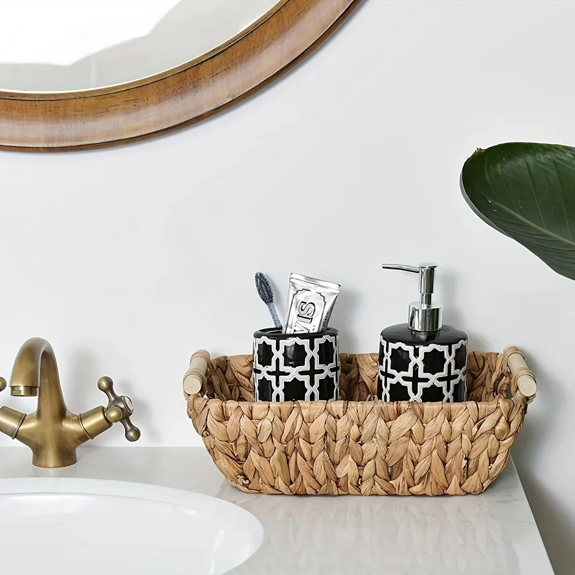 Elma Handwoven Basket - Image 4