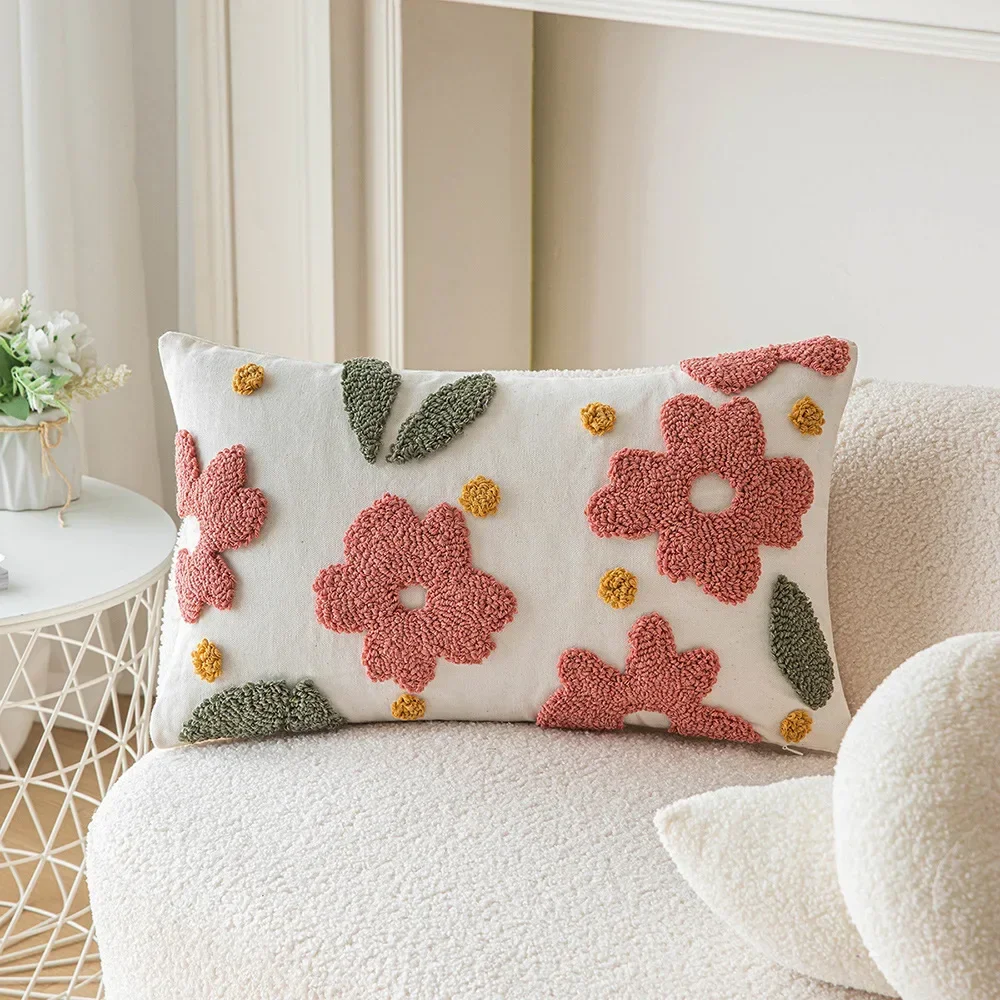 Flora Embroidered Pillow Case - Image 5