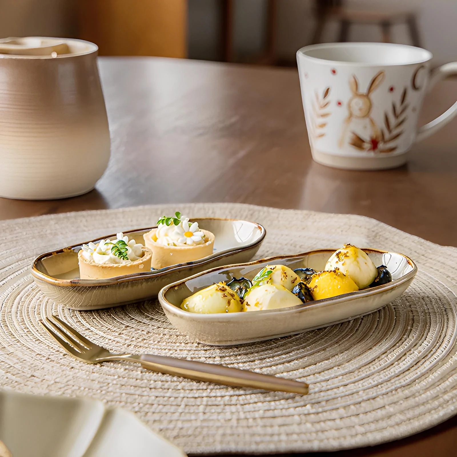 Hana Floral Oval Dish - Image 3