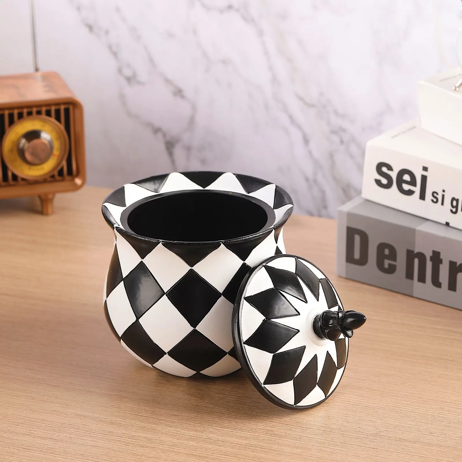 Harlequin Storage Jar - Image 2