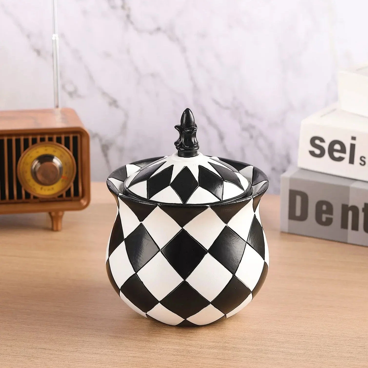 Harlequin Storage Jar - Image 4