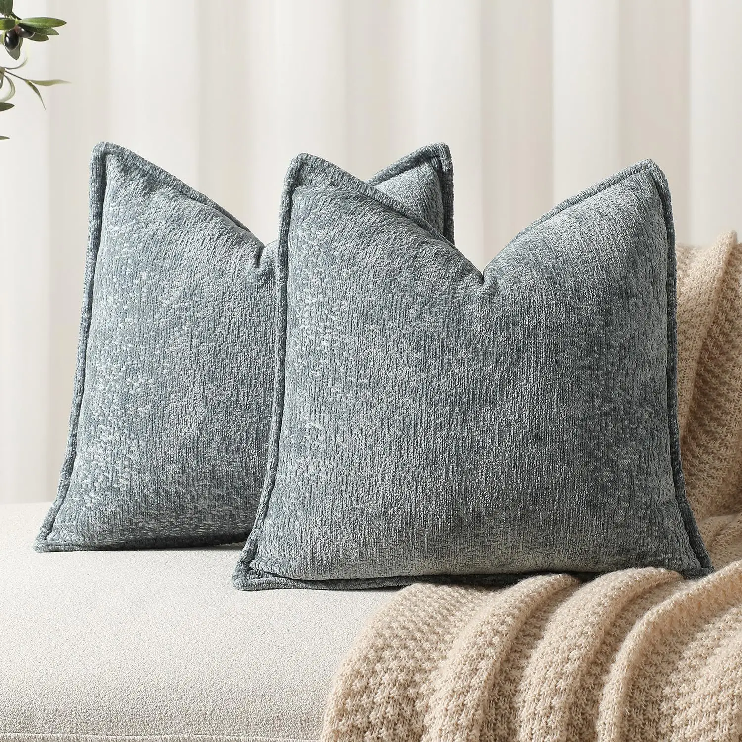 Harlowe Chenille Pillow Case - Image 6