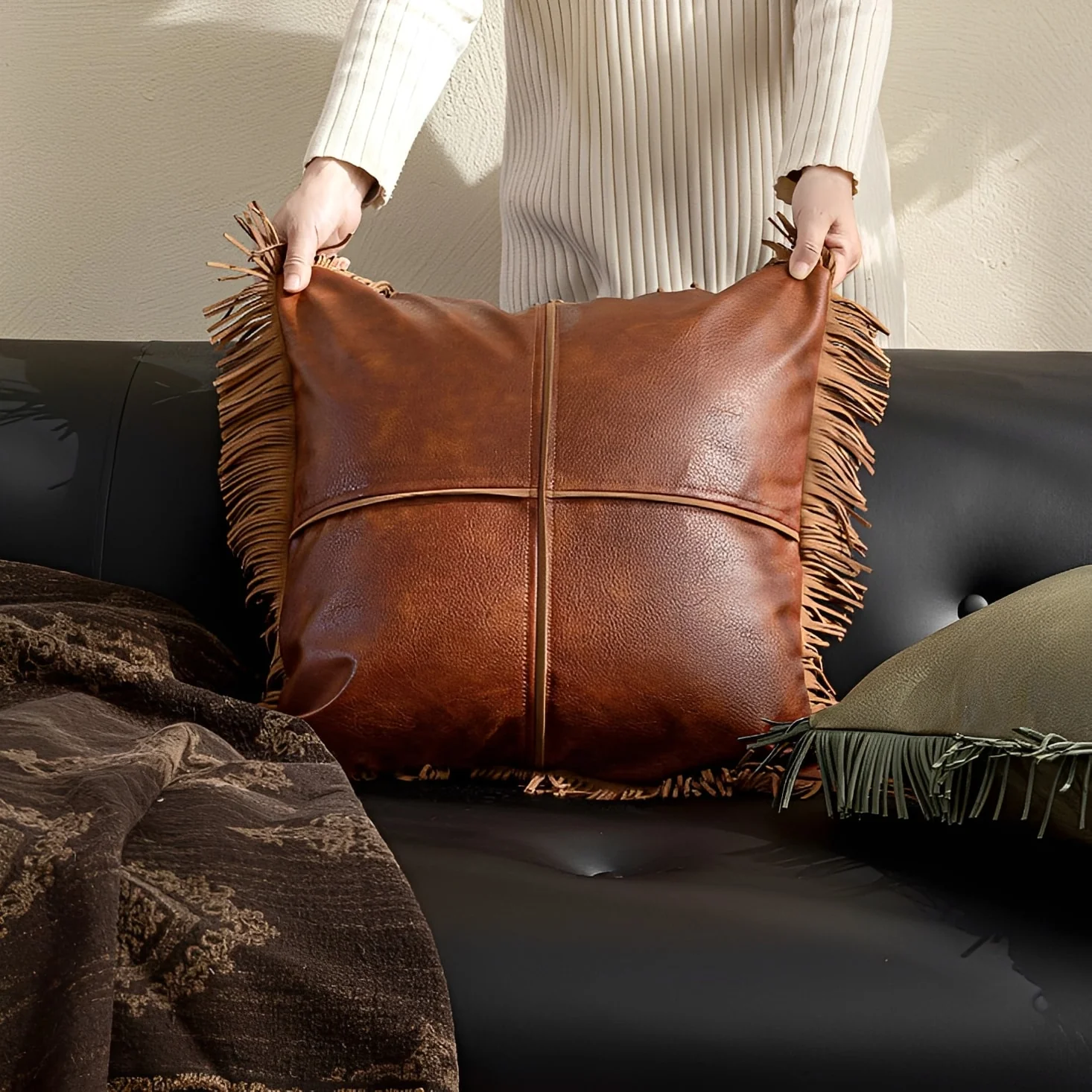 Hayes Vintage Pillow Cover - Image 5