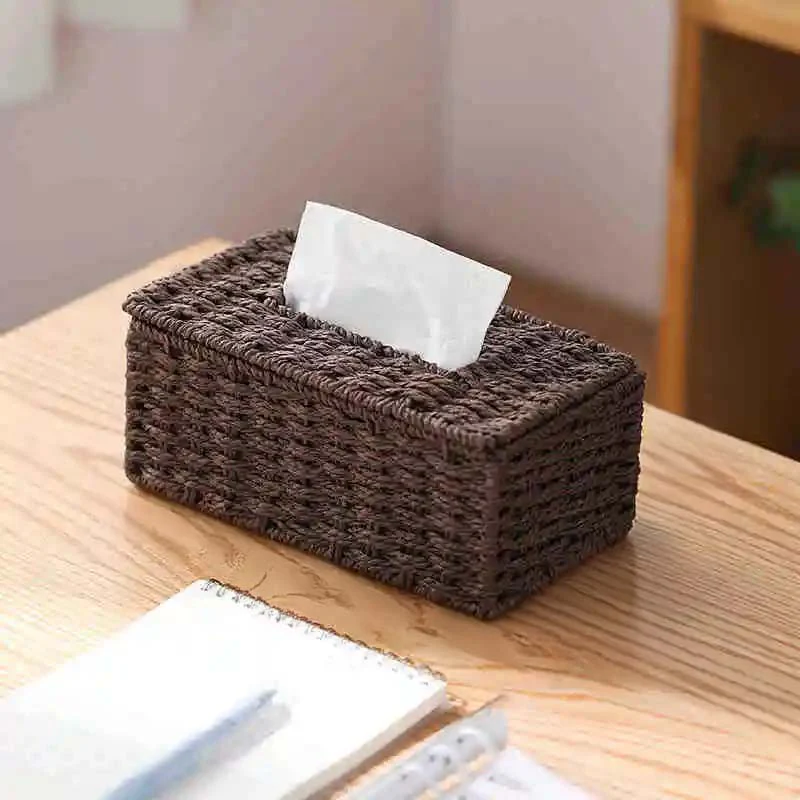Lina Rattan Tissue Box - Image 9
