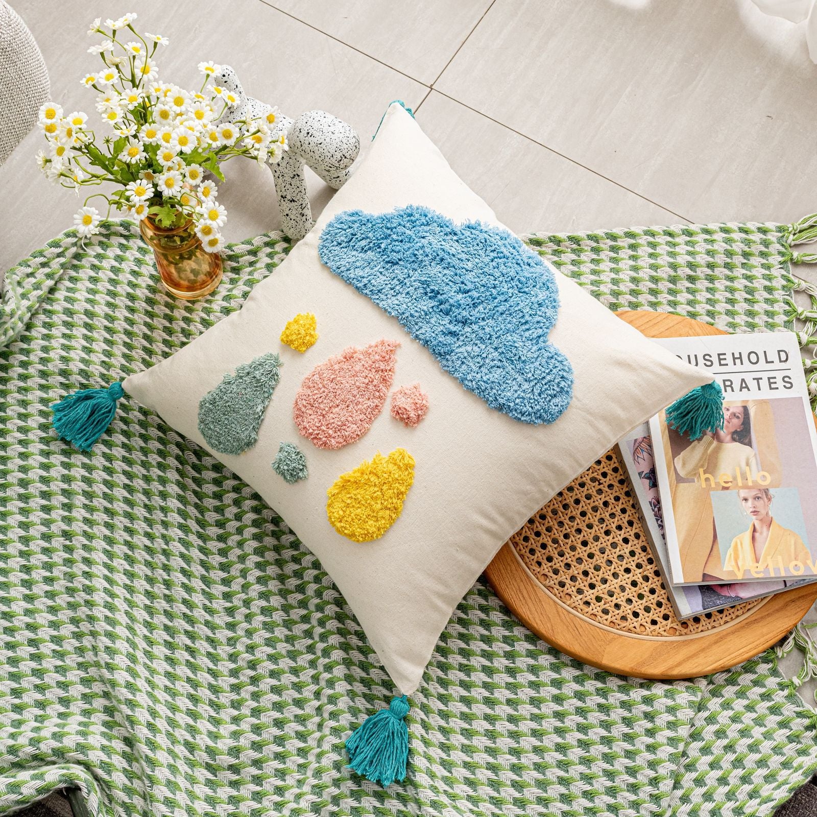 Liora Joy Tufted Pillow Cover - Image 10