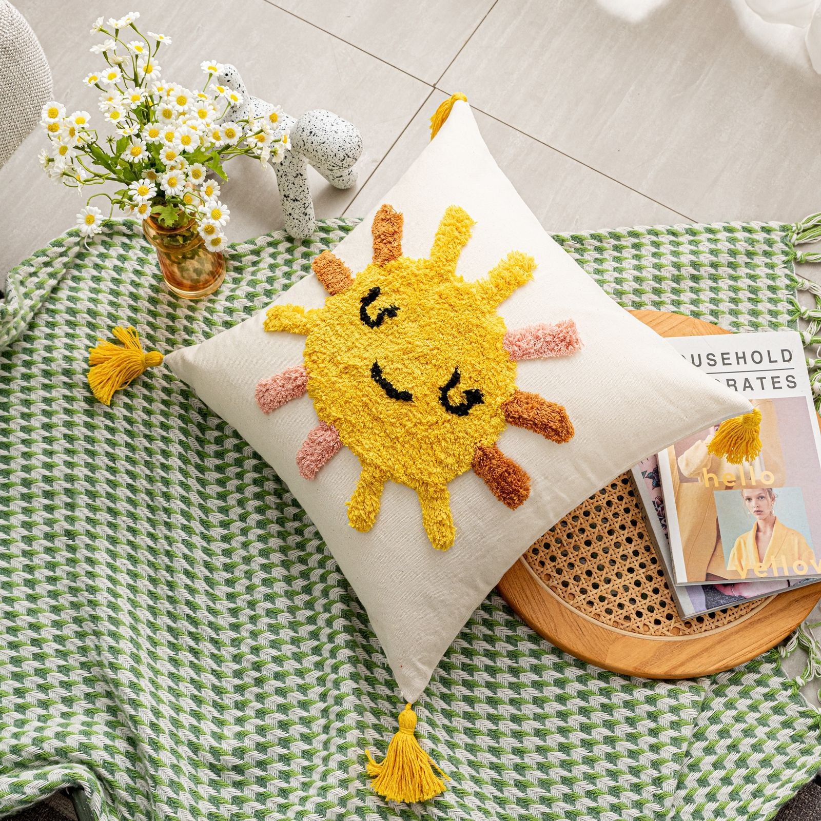 Liora Joy Tufted Pillow Cover - Image 8