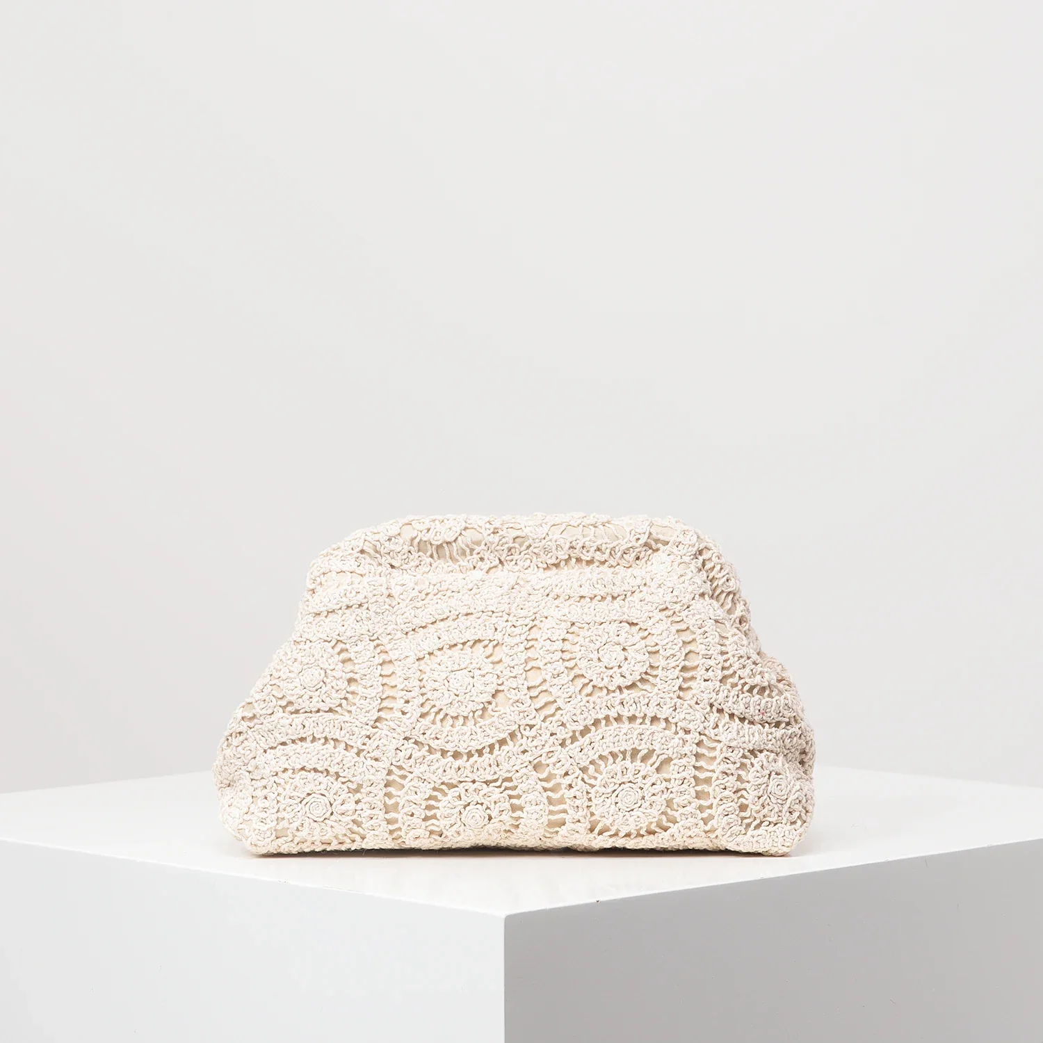 Lora Handwoven Floral Pouch - Image 6