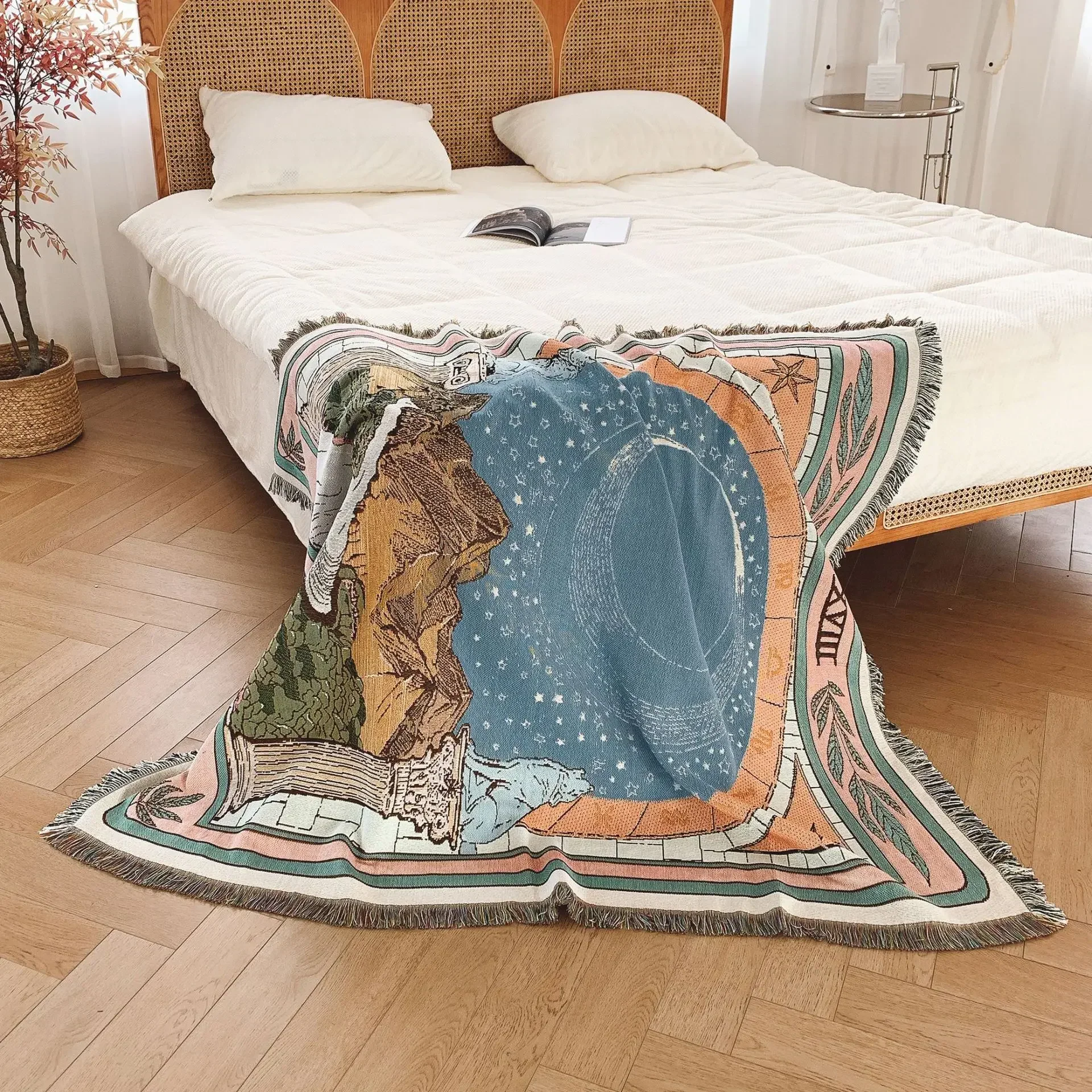 Lunar Journey Throw Blanket - Image 4