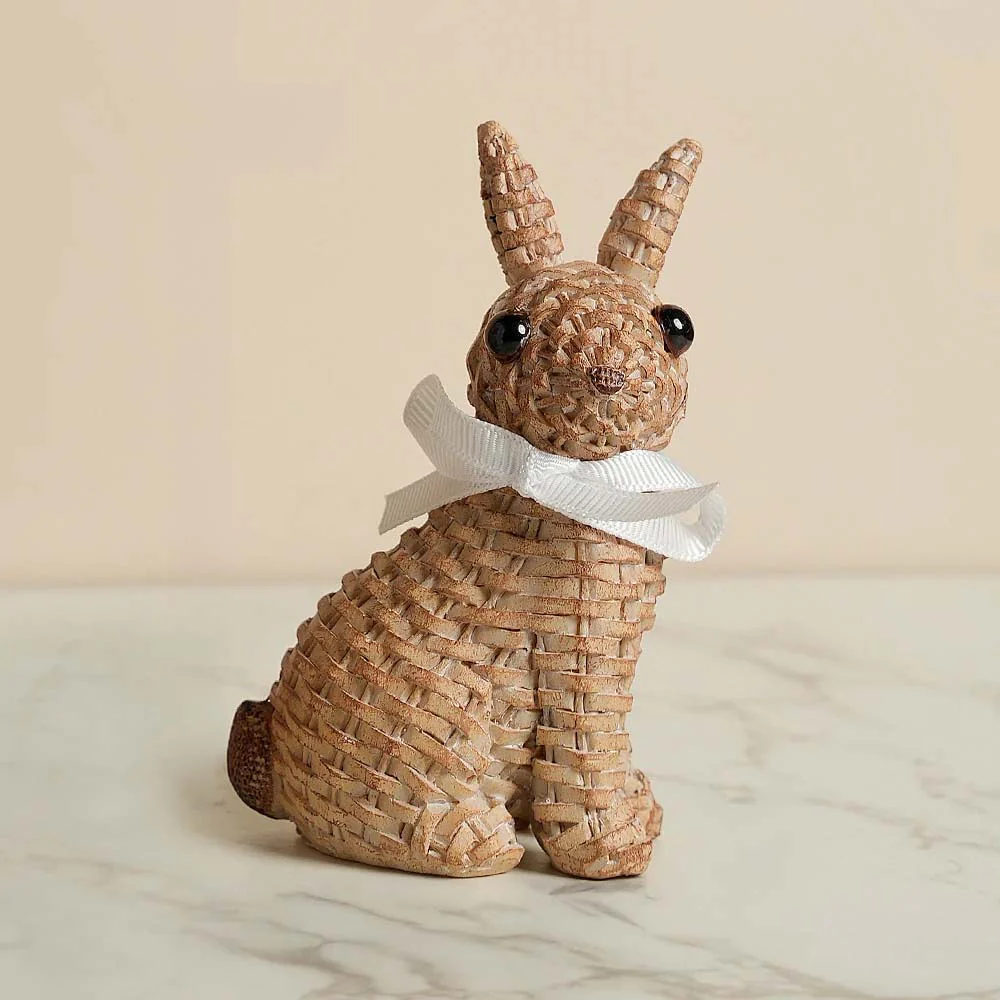 Maris Rustic Wicker Rabbits - Image 3