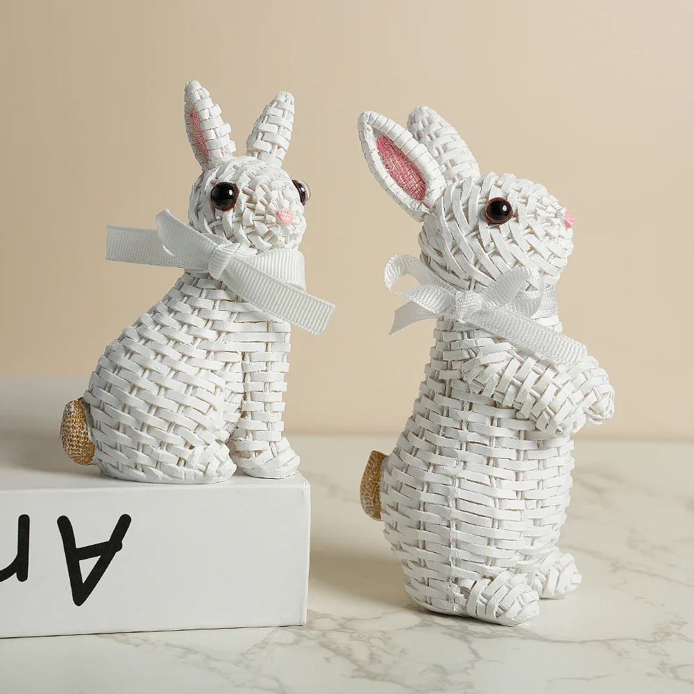 Maris Rustic Wicker Rabbits - Image 6