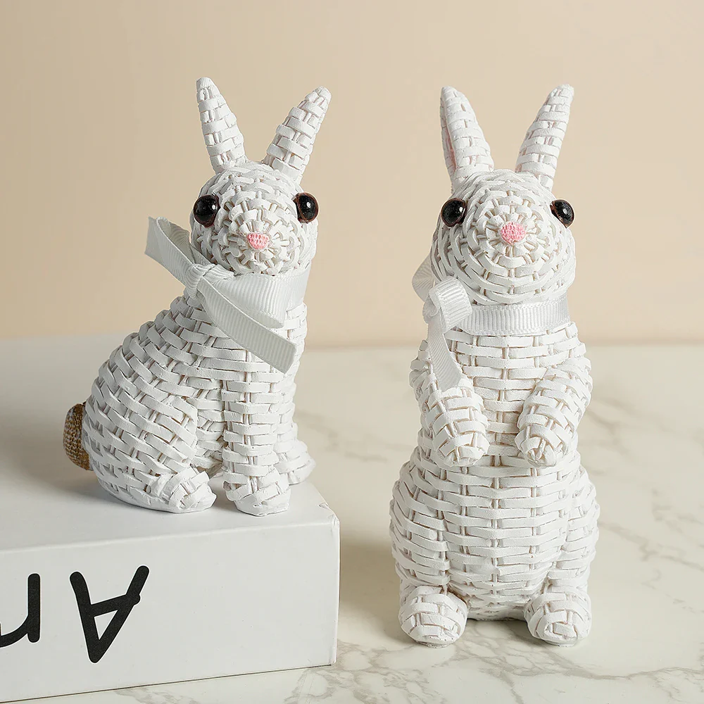 Maris Rustic Wicker Rabbits - Image 9