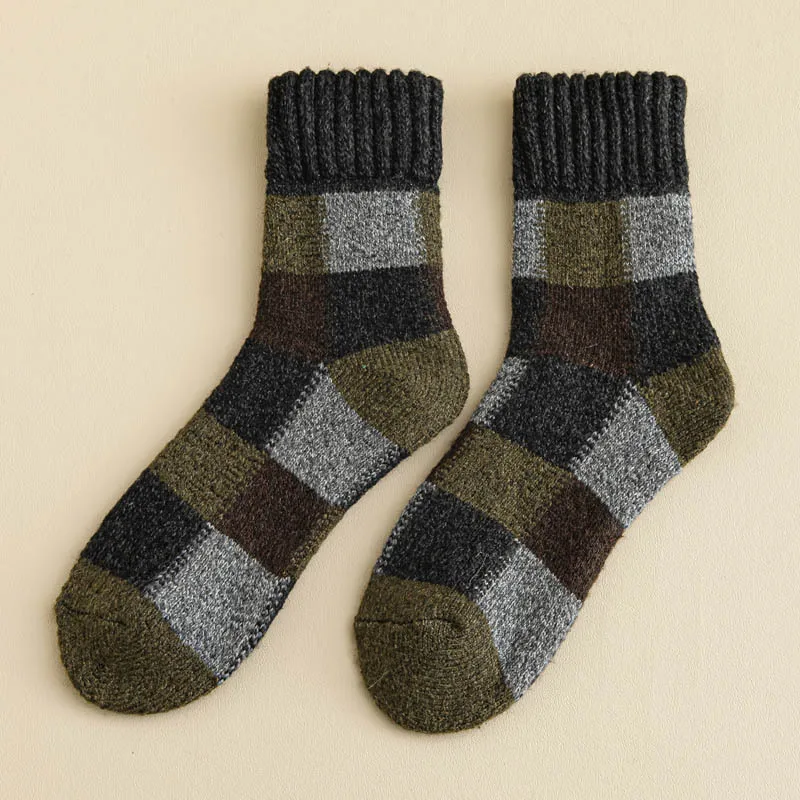 Men's Patchwork Crew Socks - Image 11