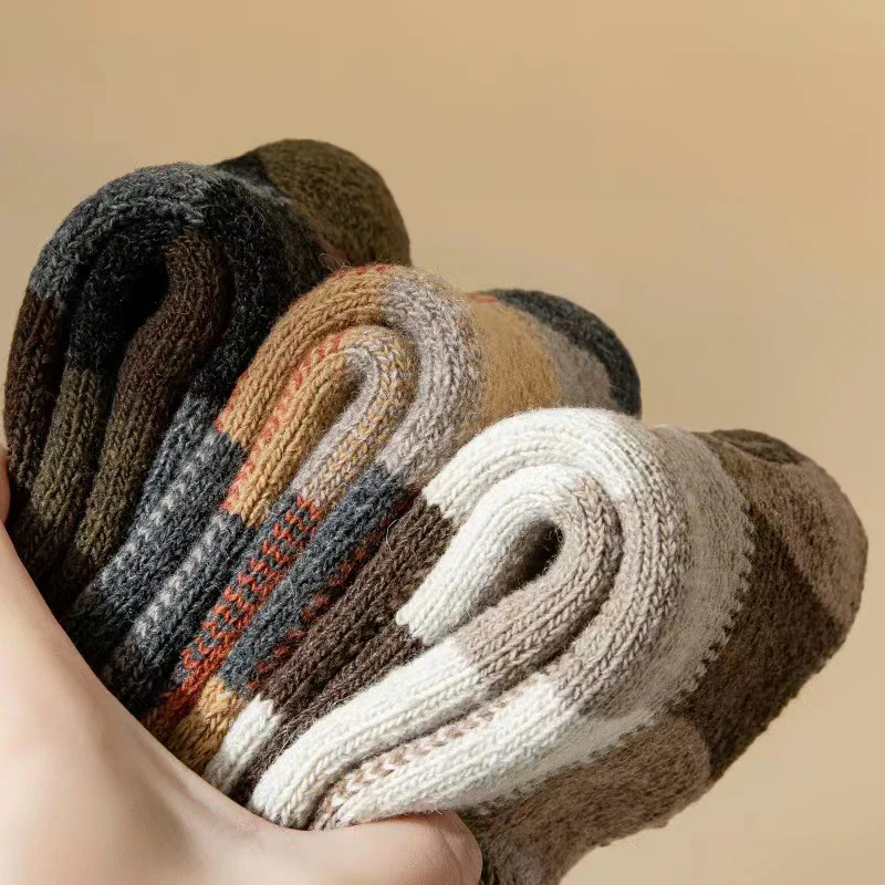 Men's Patchwork Crew Socks - Image 3