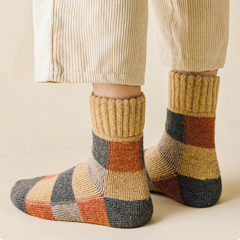 Men's Patchwork Crew Socks - Image 5