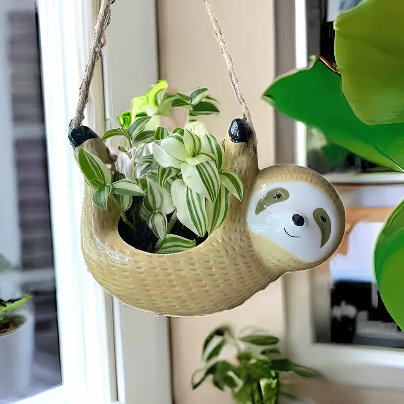 Milo Sloth Hanging Planter - Image 5