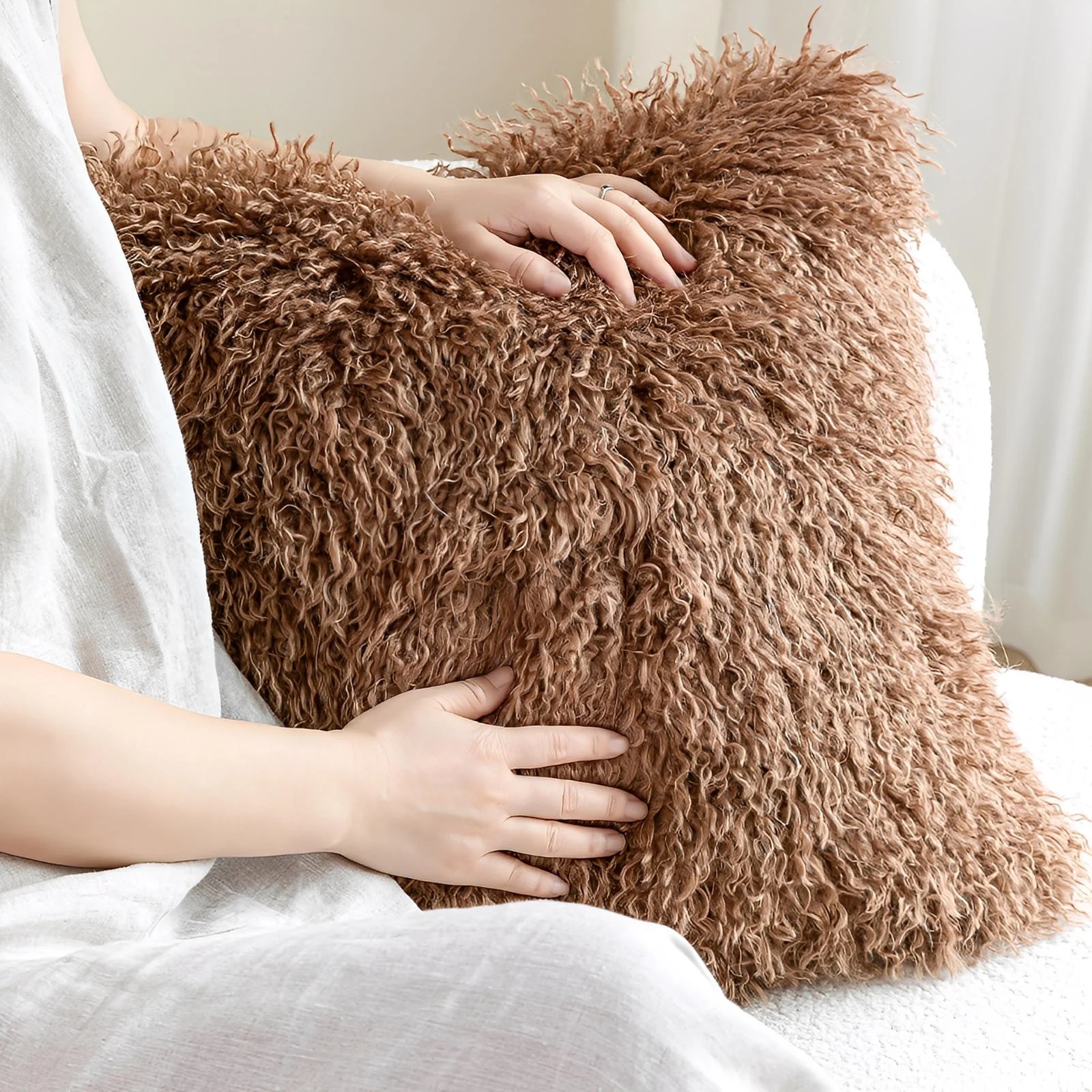 Mira Plush Pillow Cover - Image 12