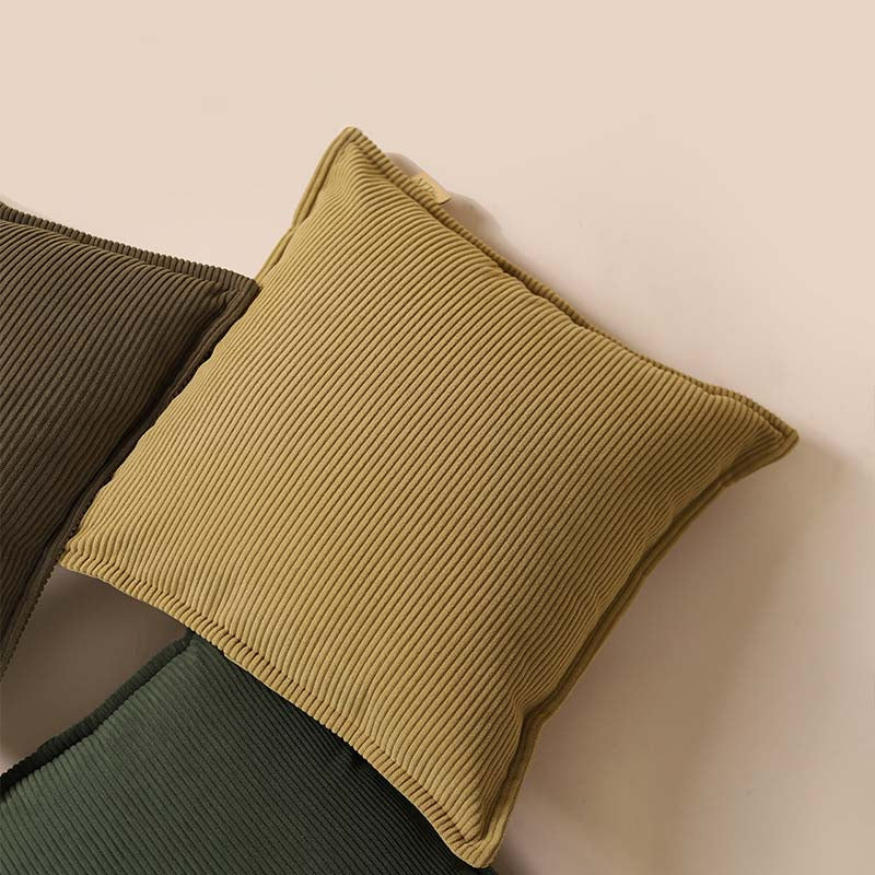 Muave Corduroy Throw Pillow - Image 2