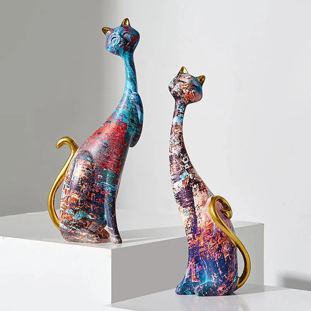 Nambé Cat Figurines - Image 4