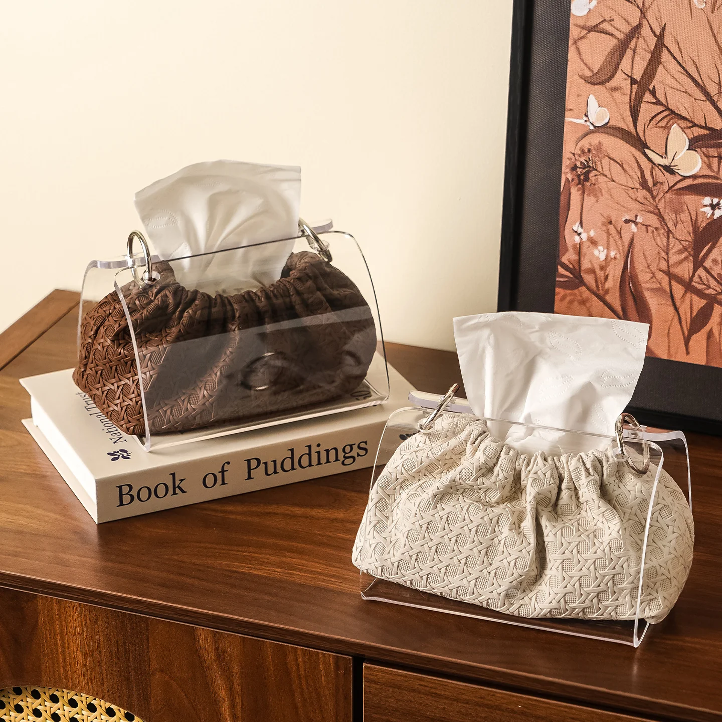 Noor Acrylic Tissue Holder - Image 5