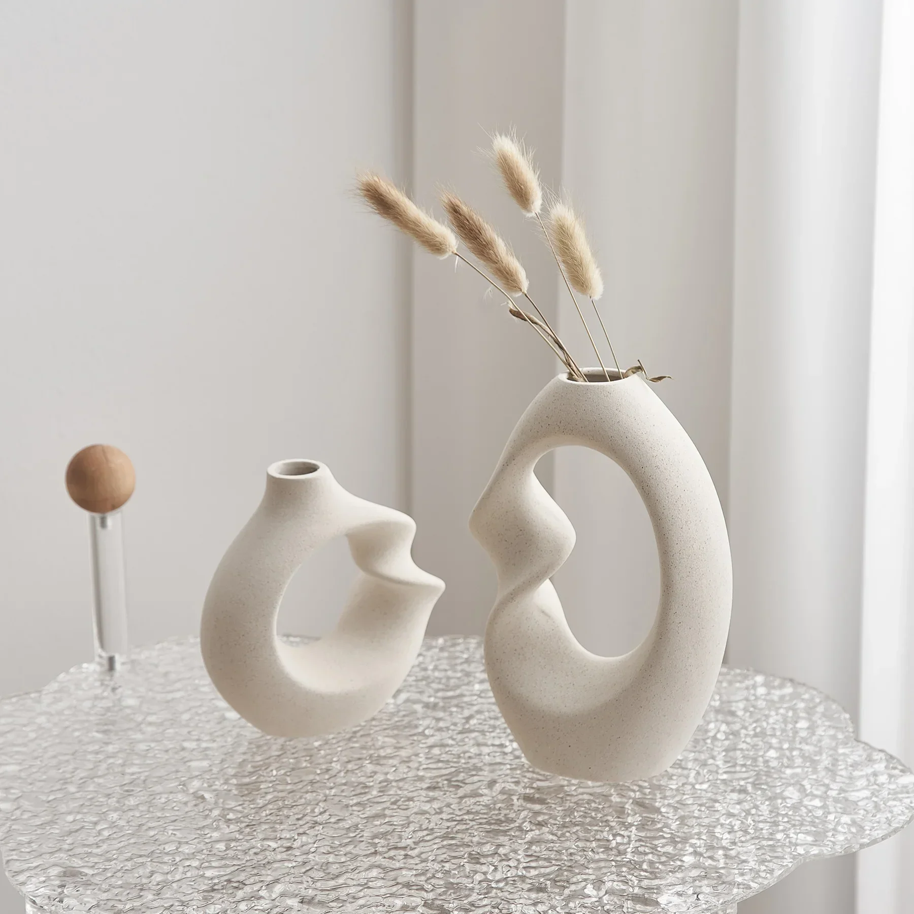 Onda Sculptural Vase Set - Image 4