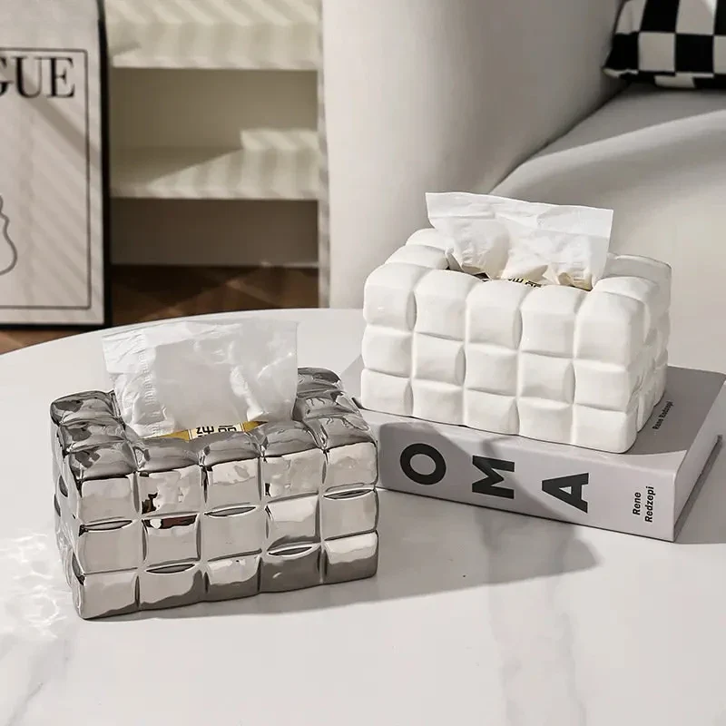 Puffer Cube Tissue Box - Image 2