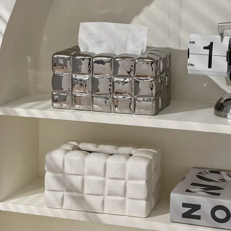 Puffer Cube Tissue Box - Image 3