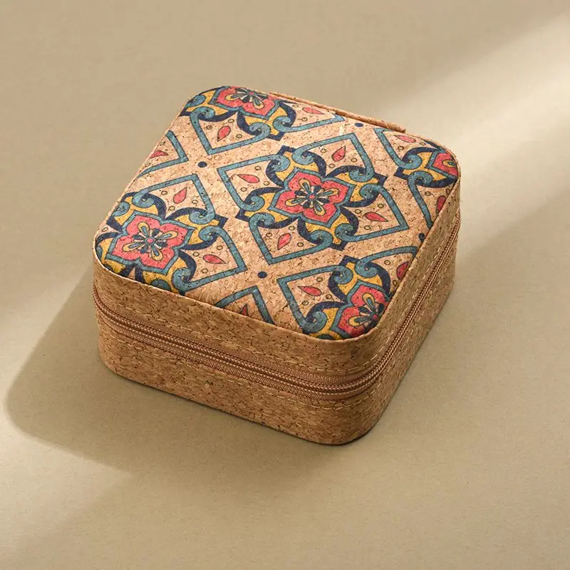 Ravelle Cork Jewelry Box - Image 8