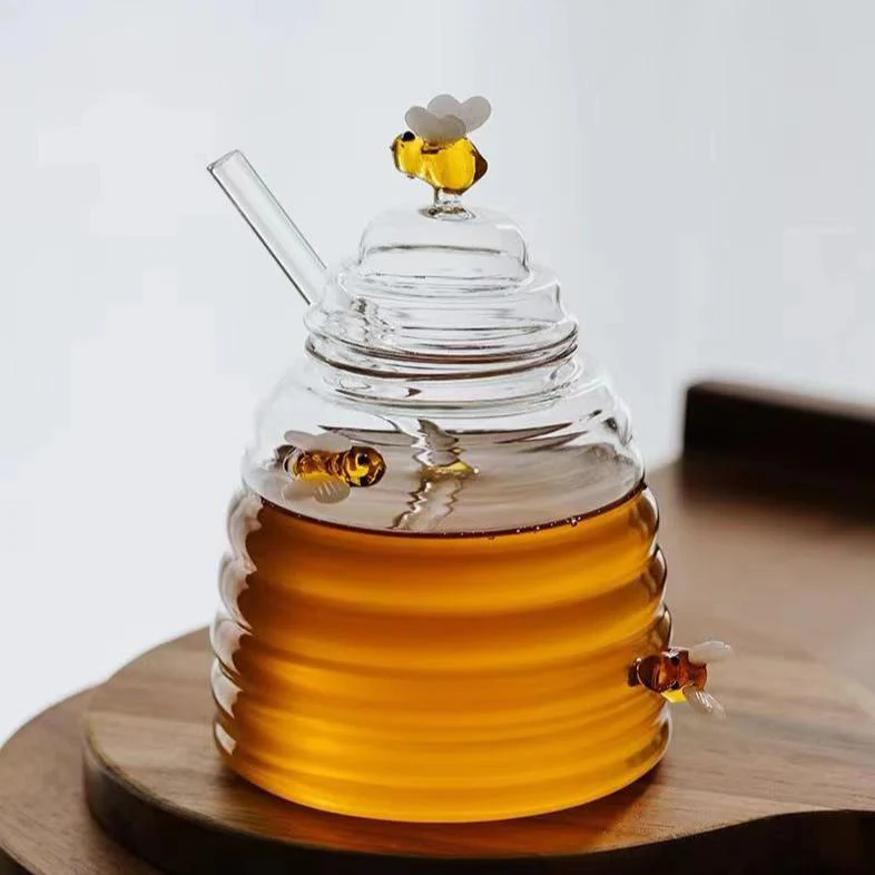 Swarm Glass Honey Jar - Image 4