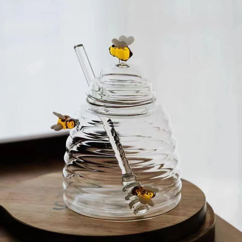 Swarm Glass Honey Jar - Image 6
