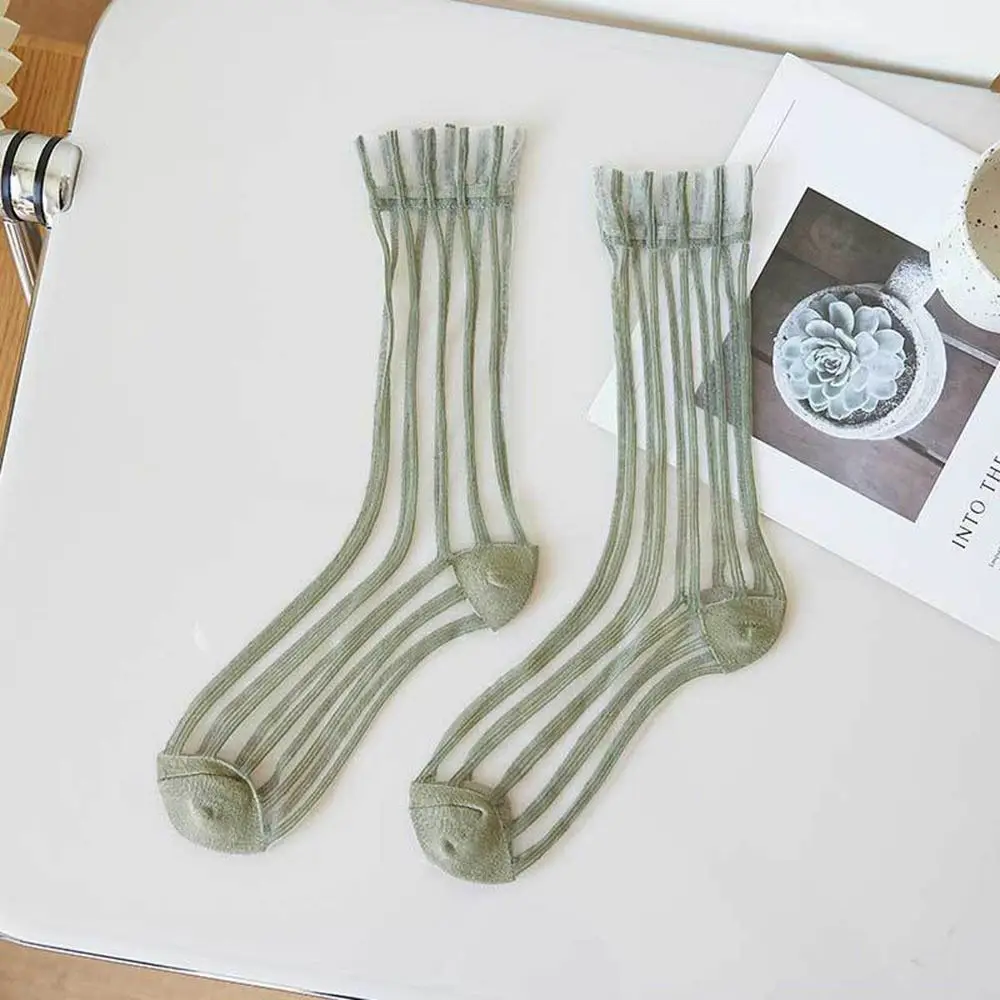 Sylvia Sheer Mesh Socks - Image 10