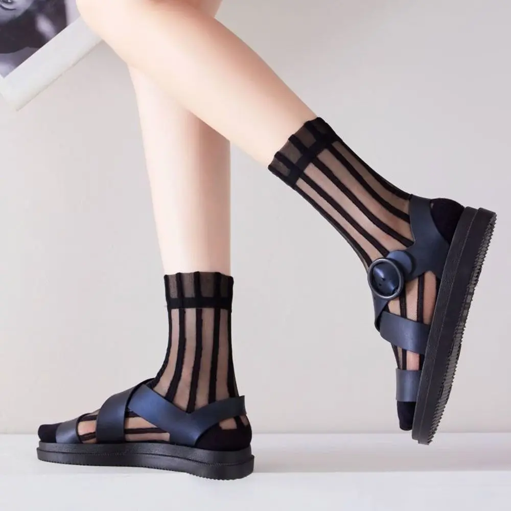 Sylvia Sheer Mesh Socks - Image 7