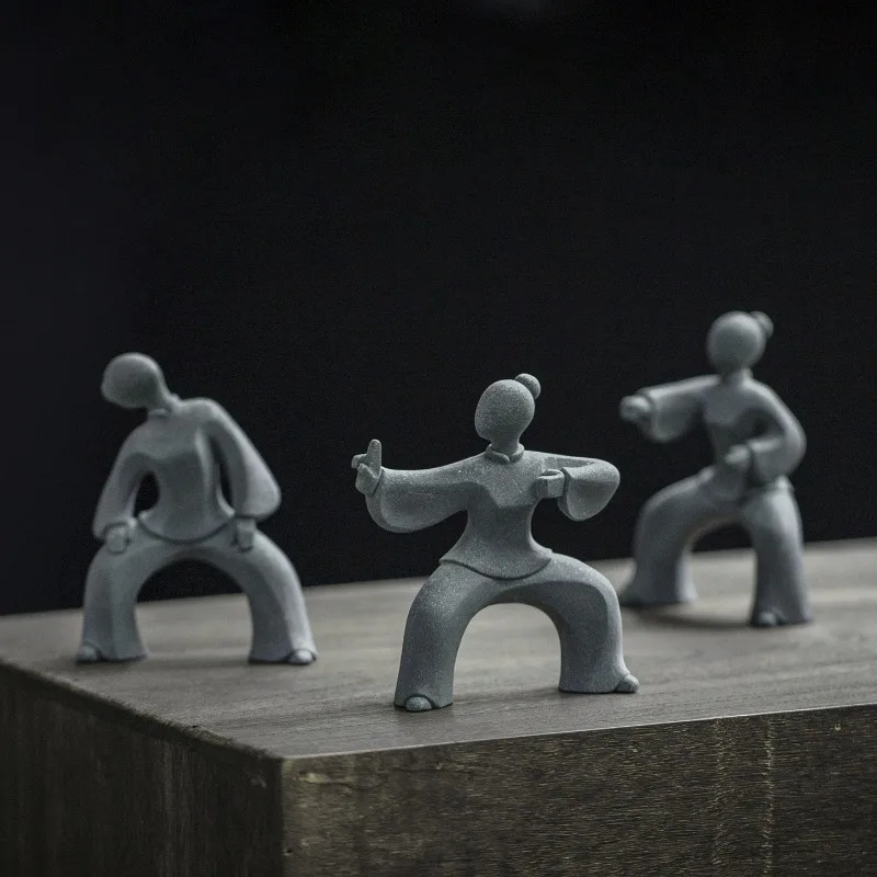 Taiji Flow Stone Figurines - Image 7