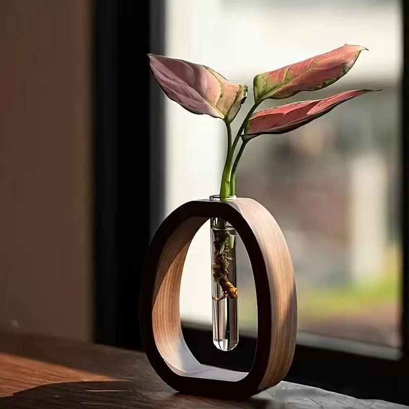 Torin Walnut Loop Vase - Image 2