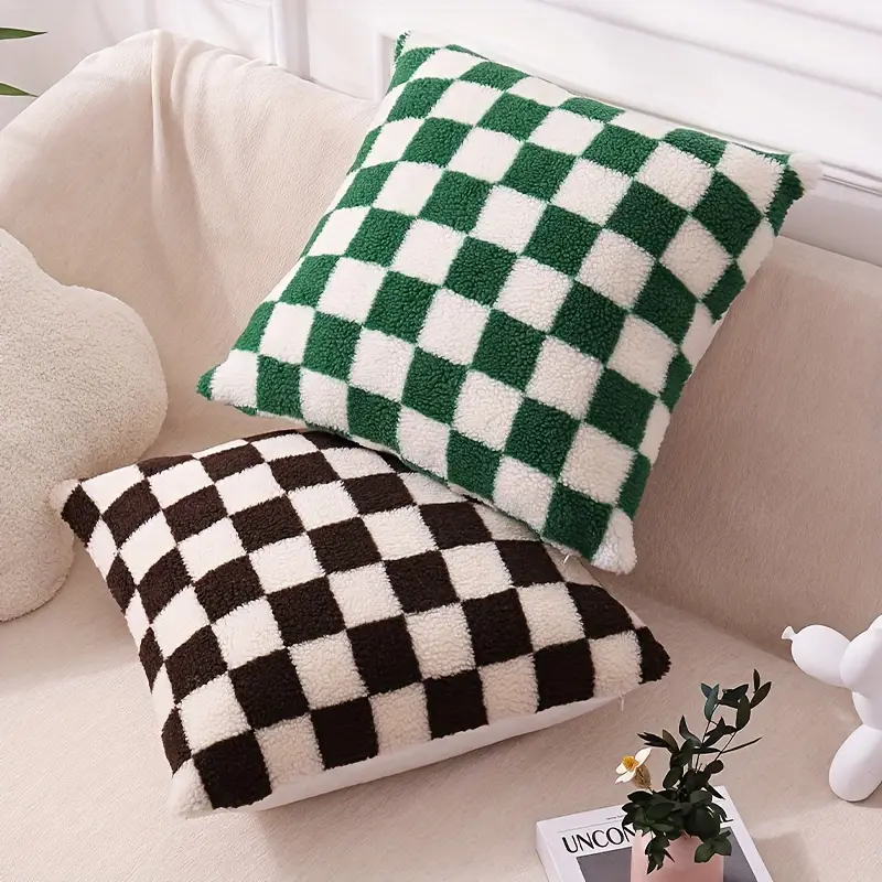 Vanguard Checkered Pillow Cover - Image 3