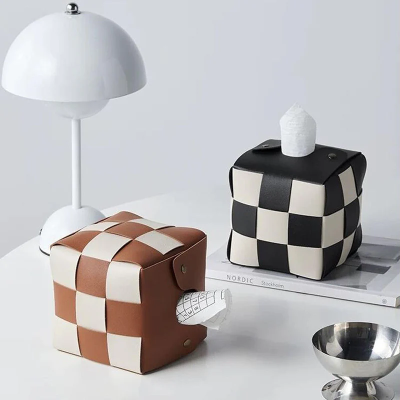 Vanguard Checkered Tissue Box - Image 2