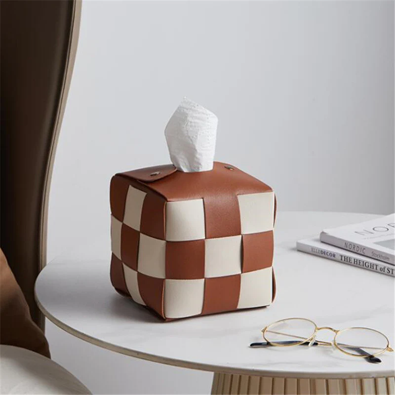 Vanguard Checkered Tissue Box - Image 3