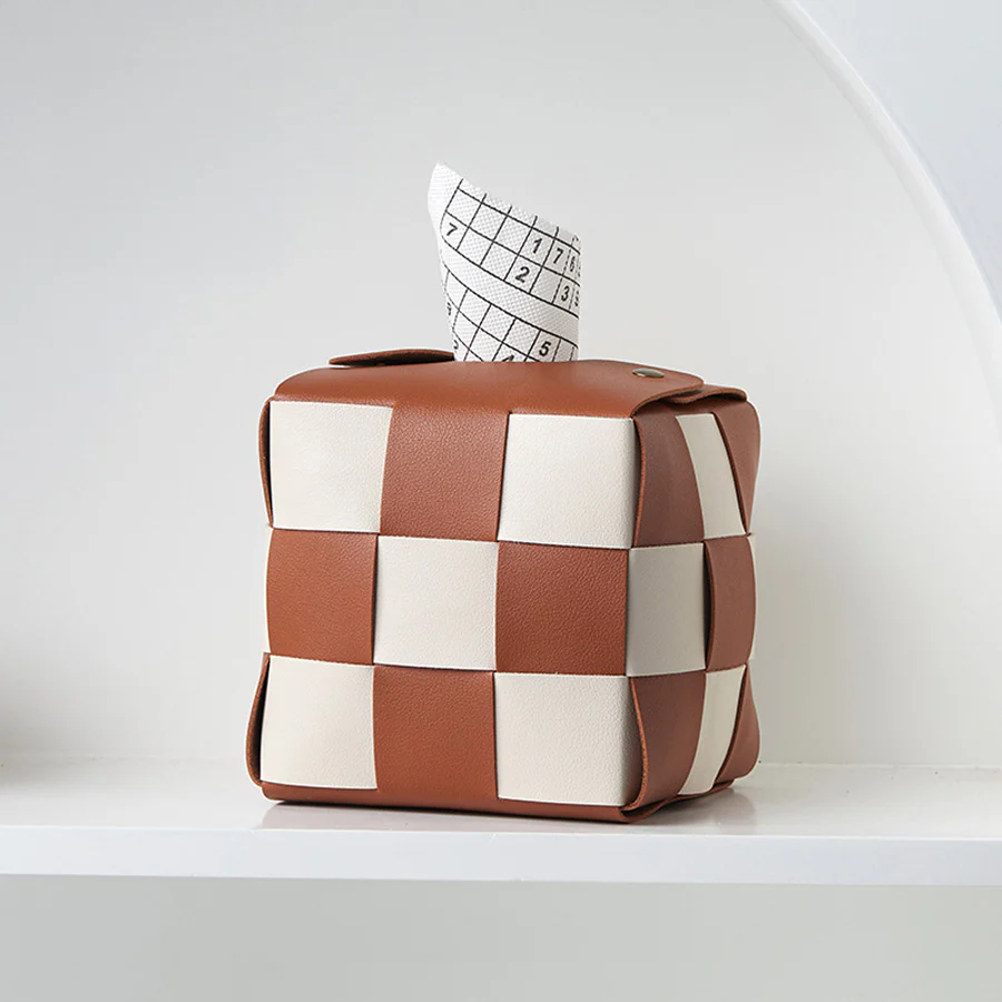 Vanguard Checkered Tissue Box - Image 5