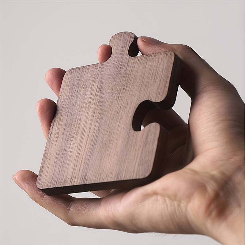 Walnut Puzzle Coasters - Image 6