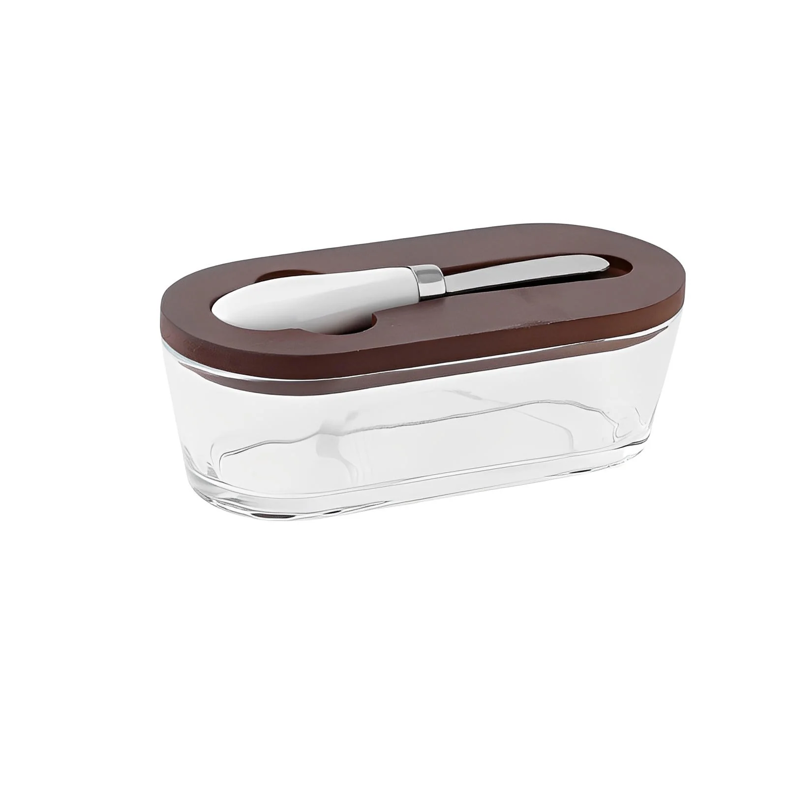 Wells Glass Butter Dish - Image 4