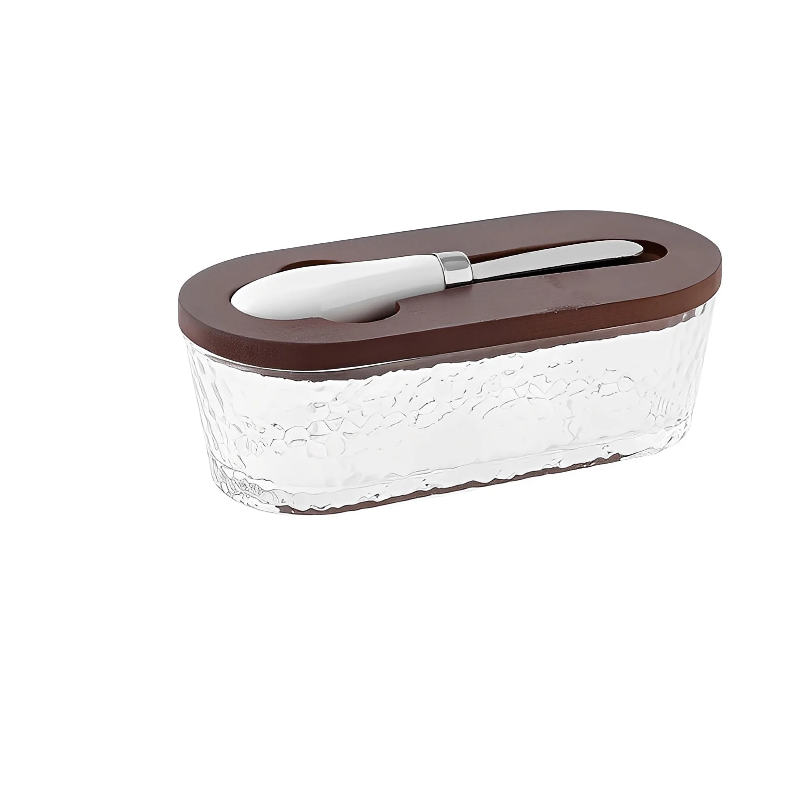 Wells Glass Butter Dish - Image 6